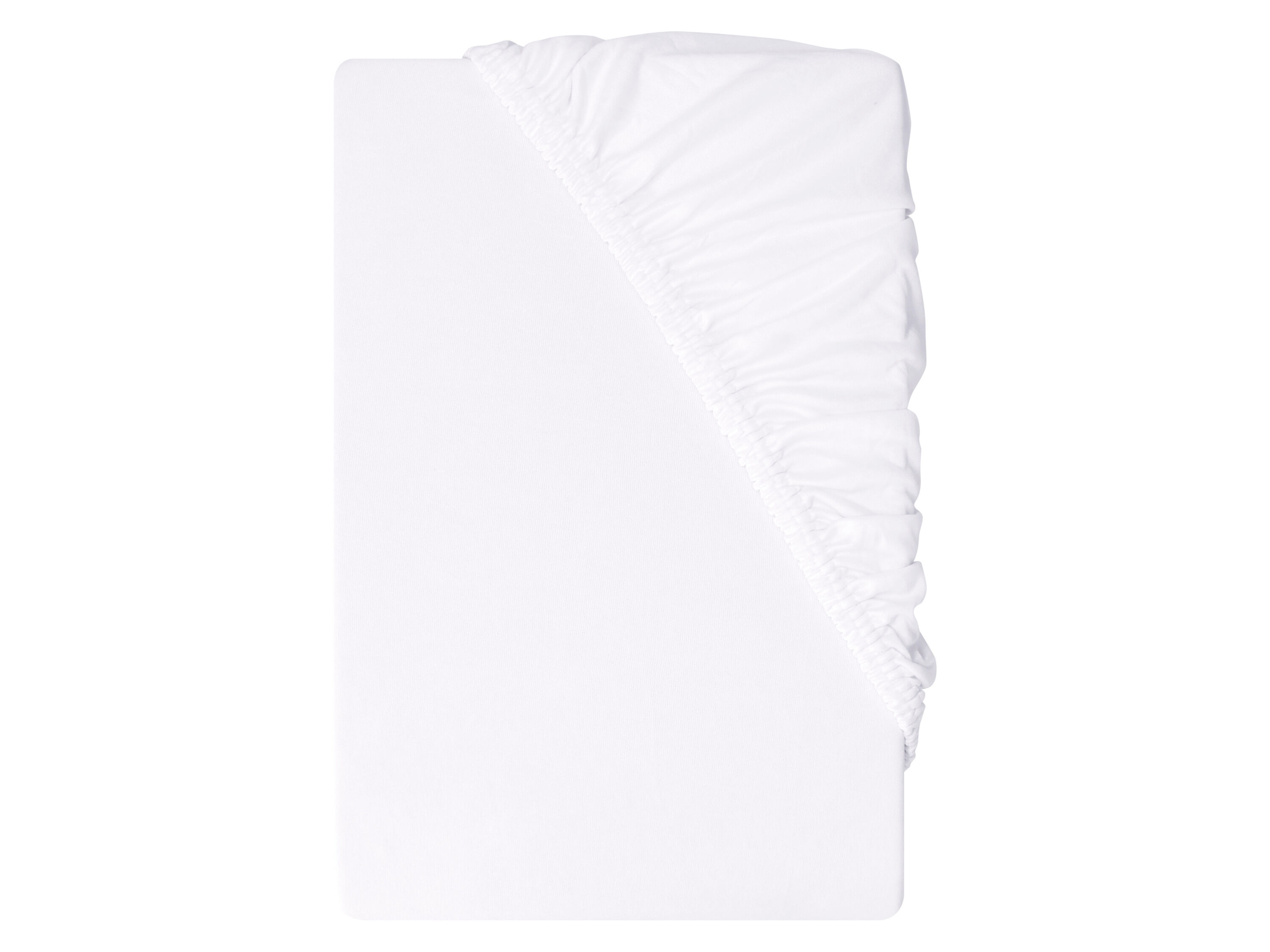 LIVARNO Jersey hoeslaken 180-200 x 200 cm (Wit) - 4054599255293