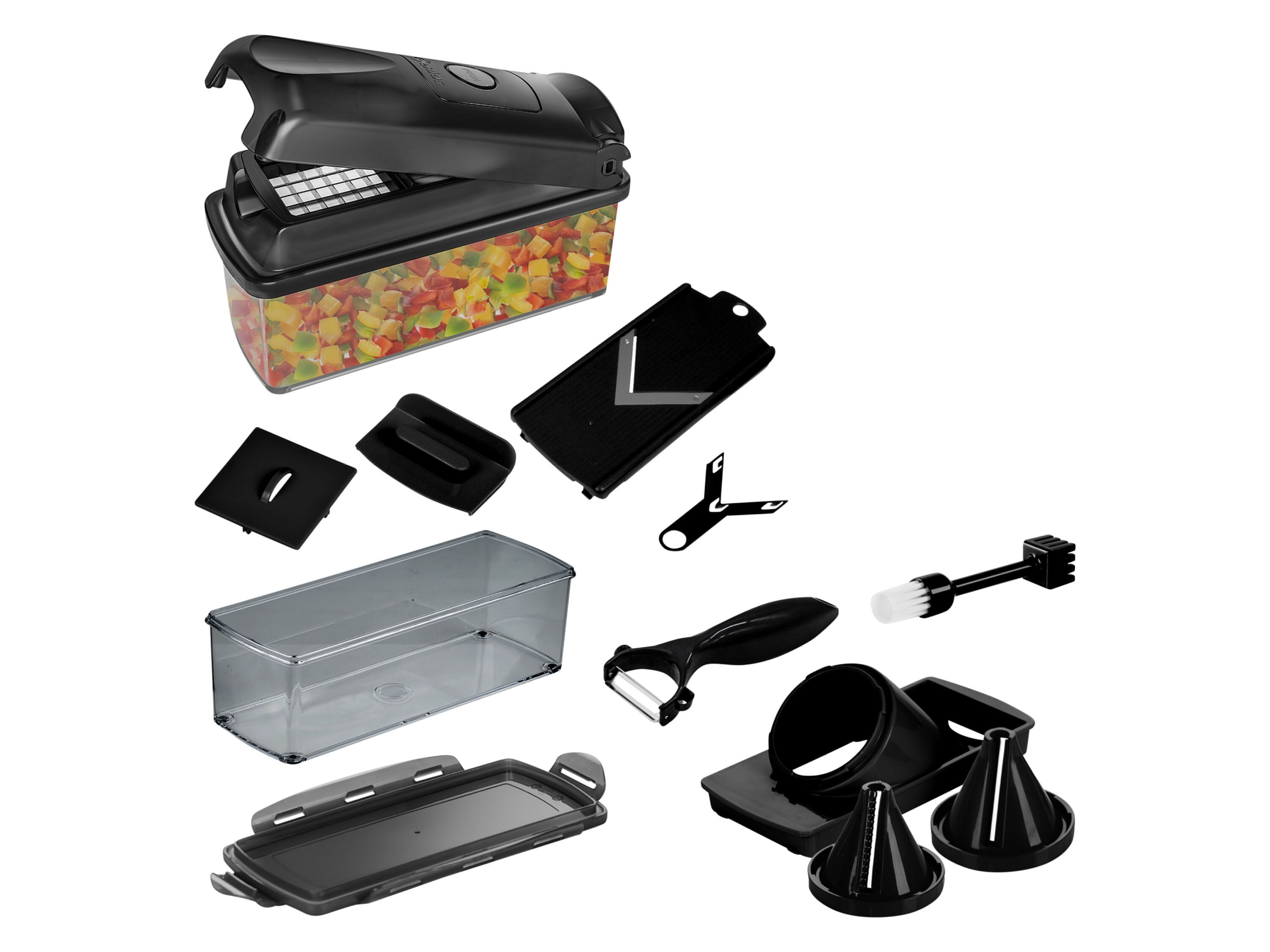 Genius Nicer Dicer Smart Set groentesnijder 16-delig - 4023012901536