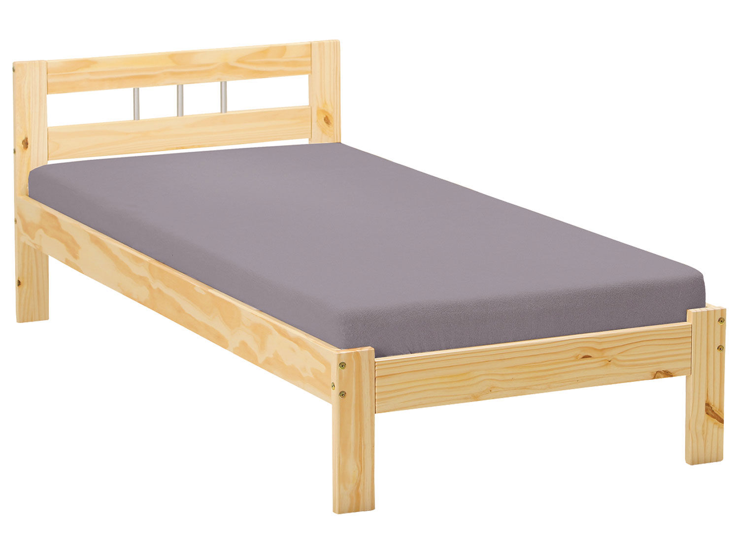 Inter Link Bedframe Jana (Naturel, 90 x 200 cm) - 4010340304252