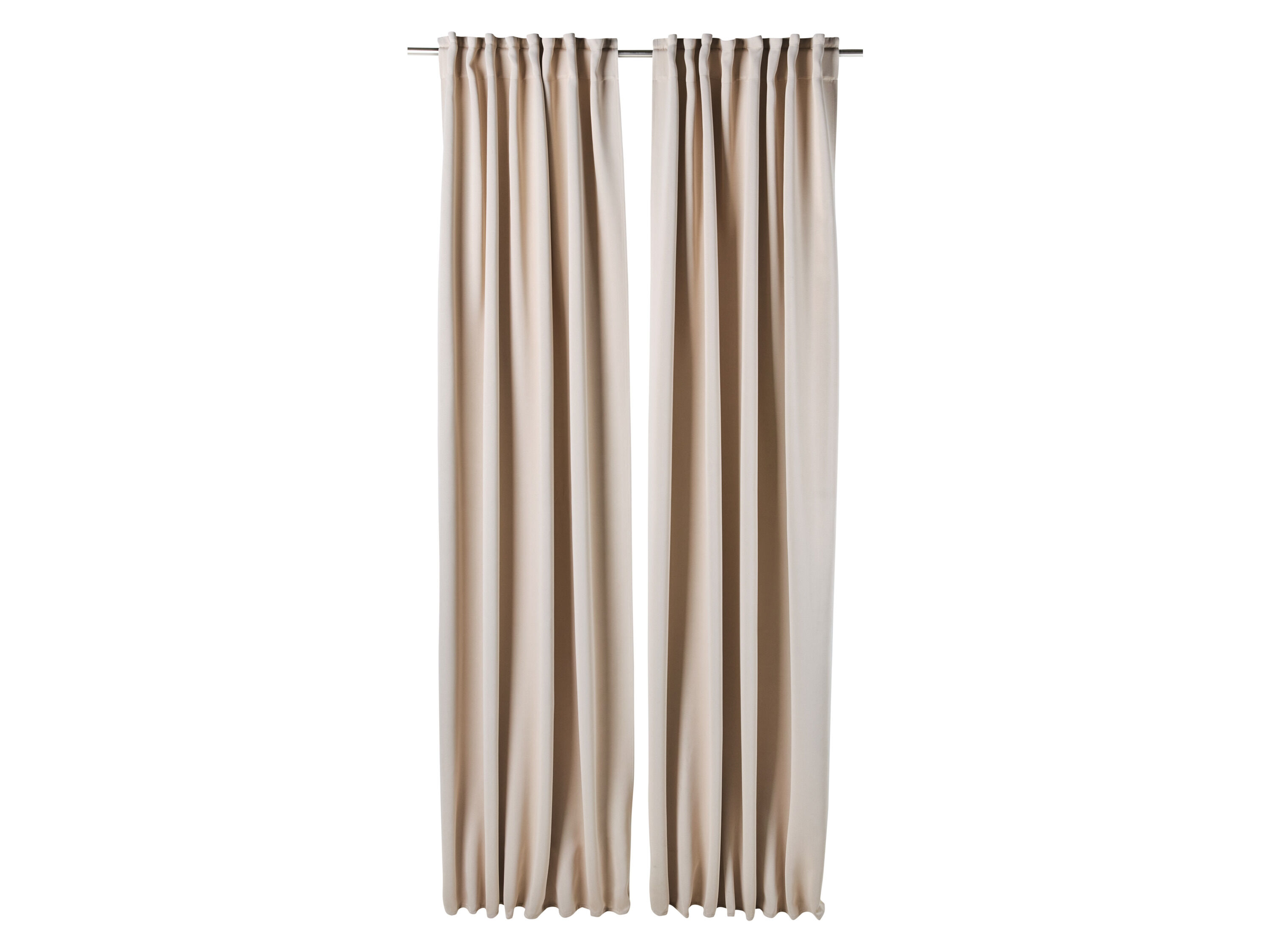 LIVARNO Verduisterende gordijnen 135 x 254 cm (beige) - 4052916774540