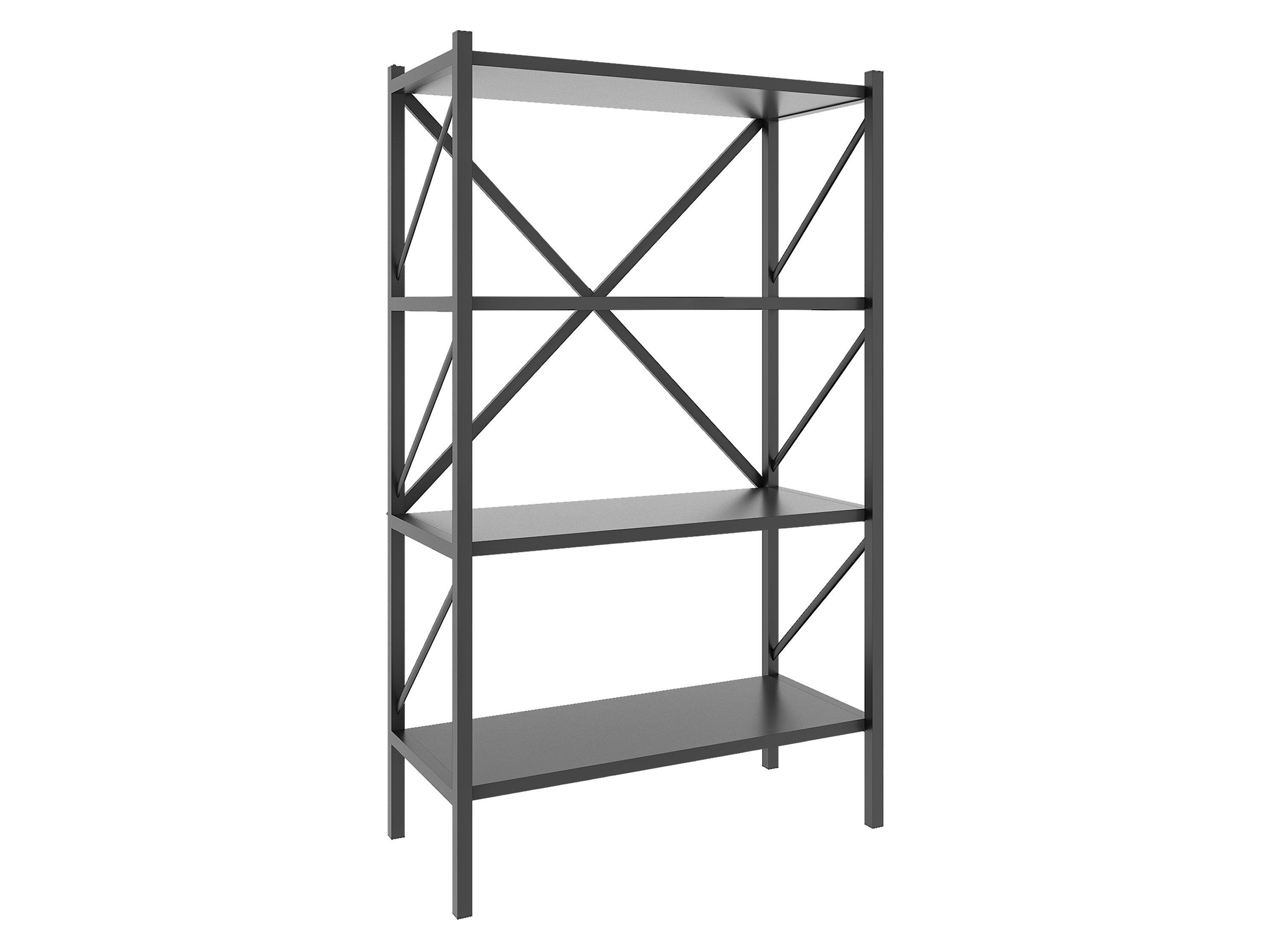 VCM Kast Insasi (4-voudig, Antraciet) - 4051814420122