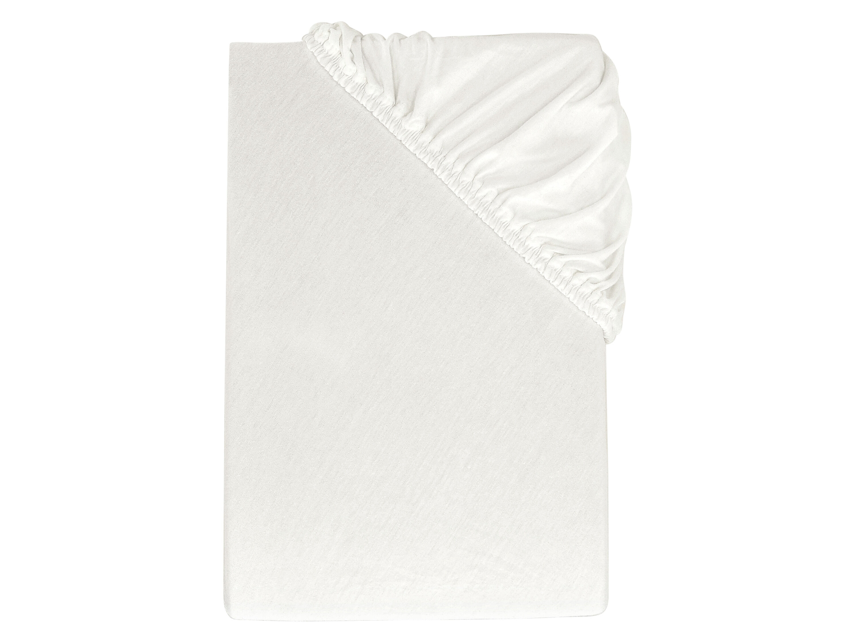 LIVARNO Jersey hoeslaken 90-100 x 200 cm (Wit) - 4052916821237