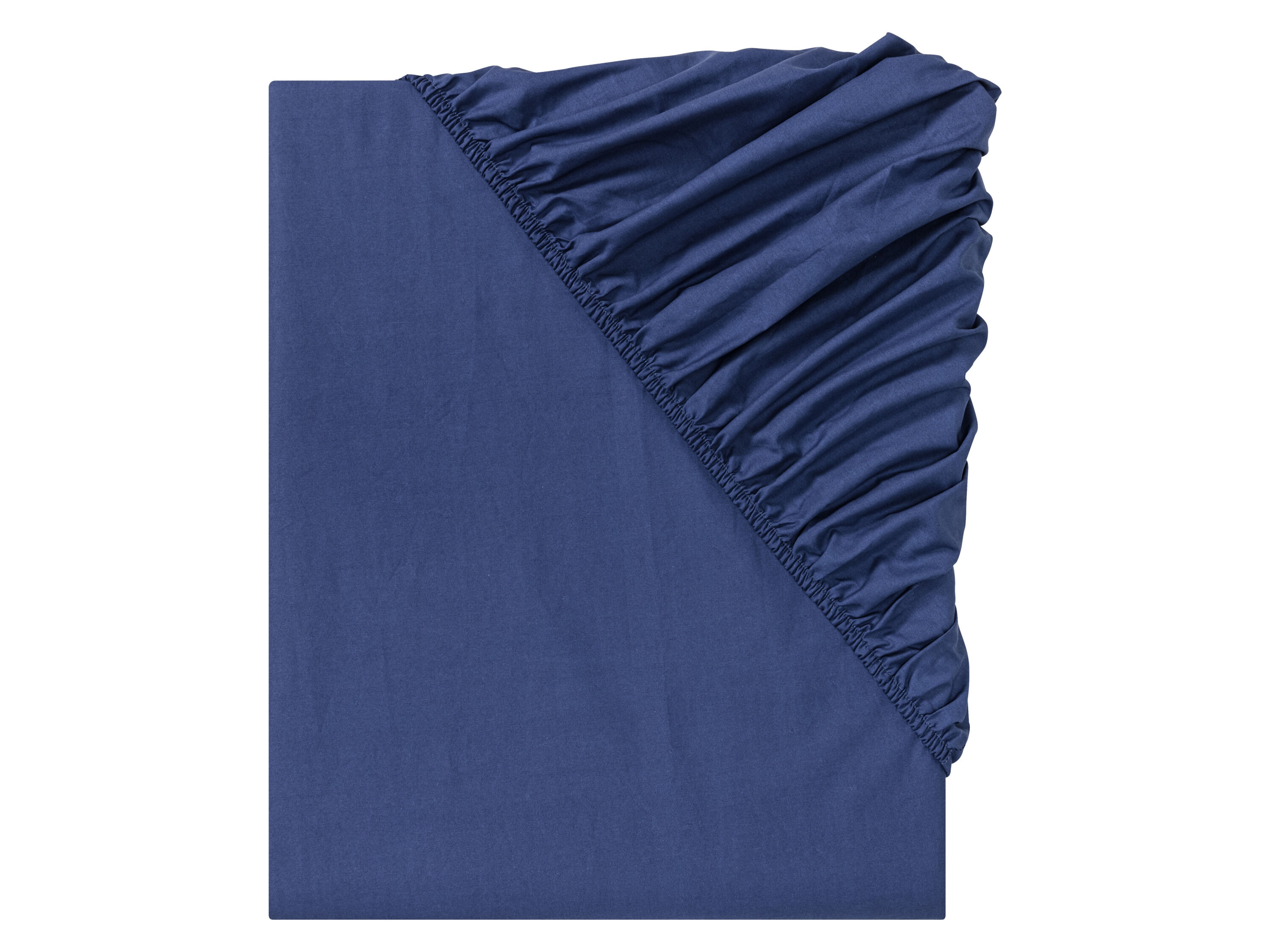 LIVARNO home Percal hoeslaken 140-160 x 200 cm (Blauw) - 4052916262122