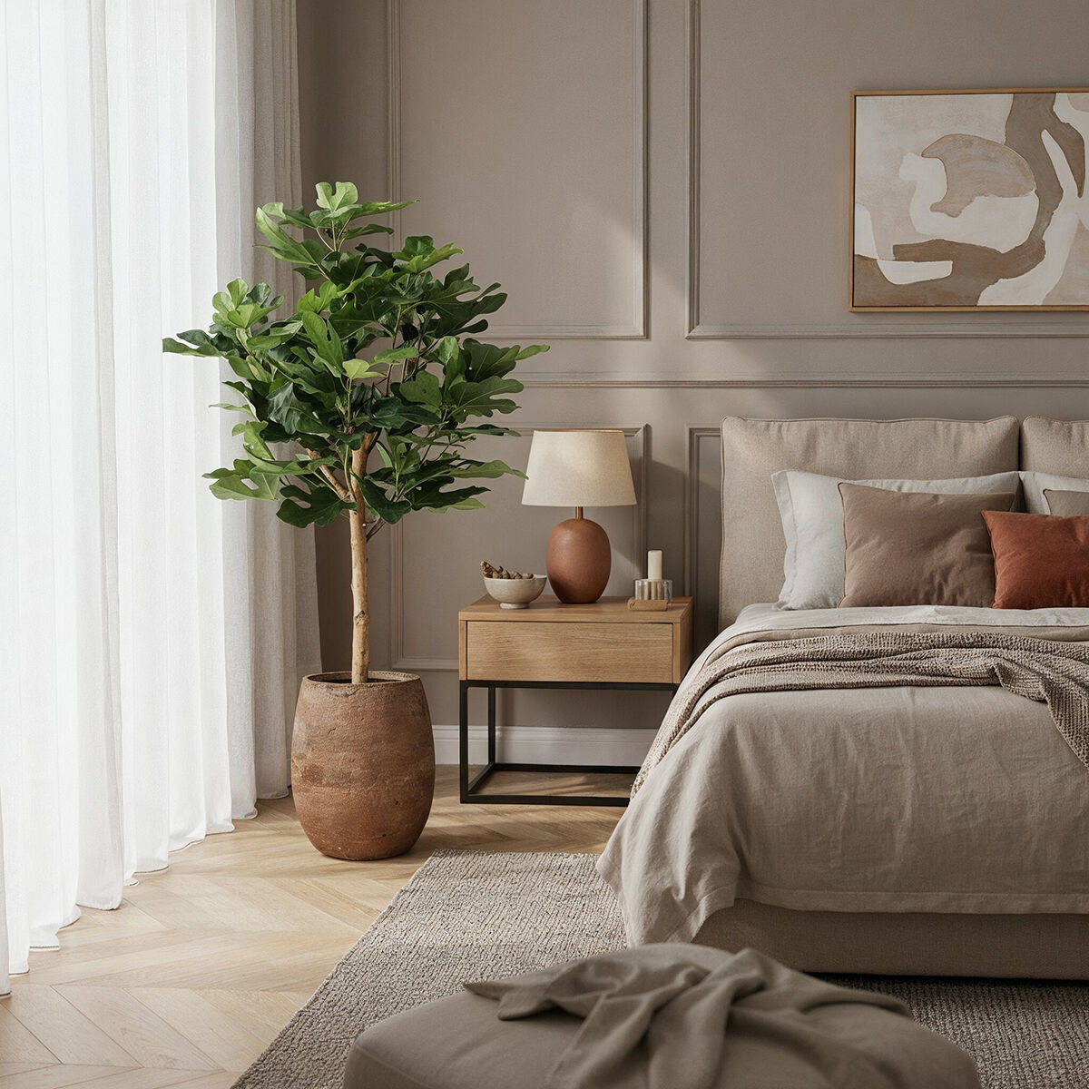 Vijgen Kunstplant op stam 110cm - 8720039979567