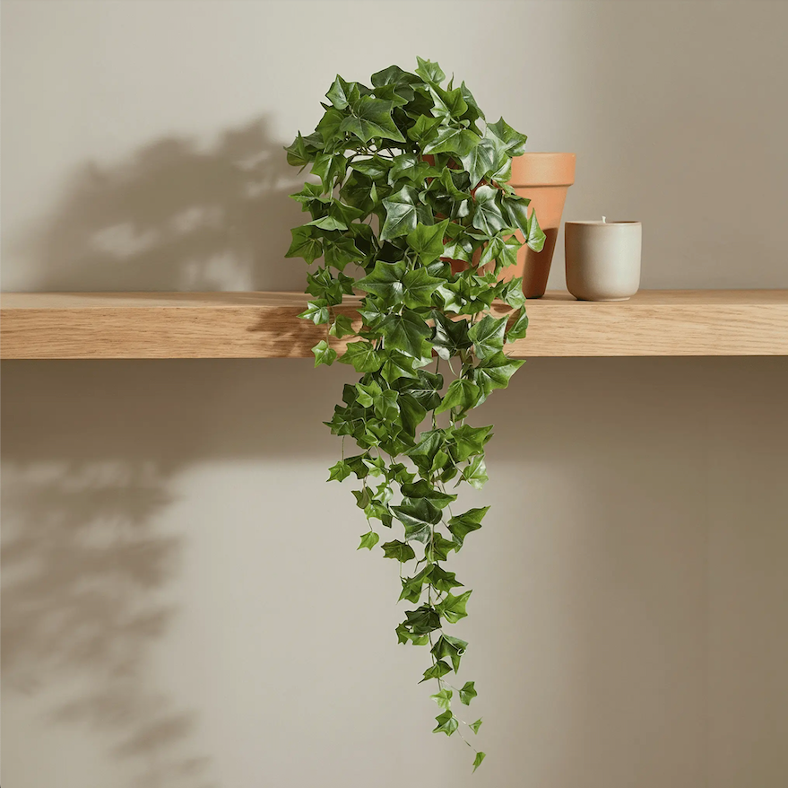 Hedera kunst hangplant 80cm - groen - 8718719449479