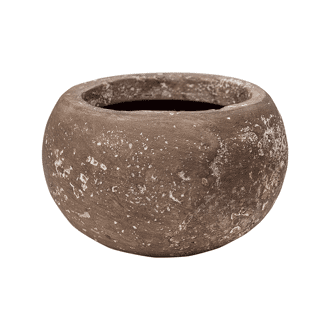 Baq Polystone Plain Bowl Rock, 17x11cm - 8718233260284