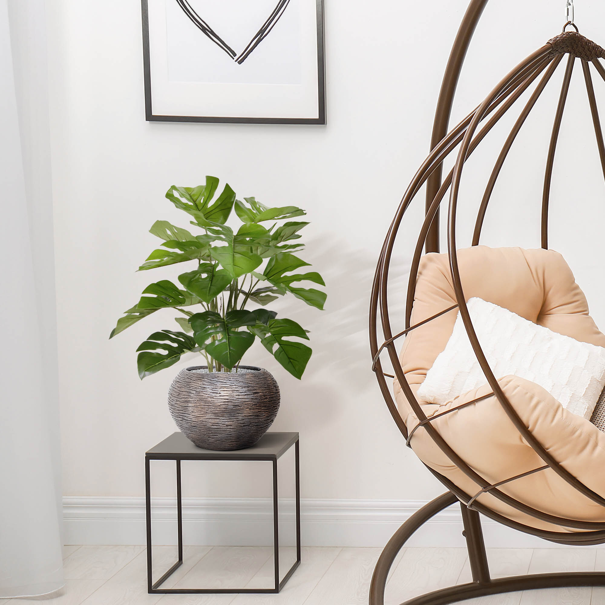 Monstera kunstplant 50cm - 8720039974234