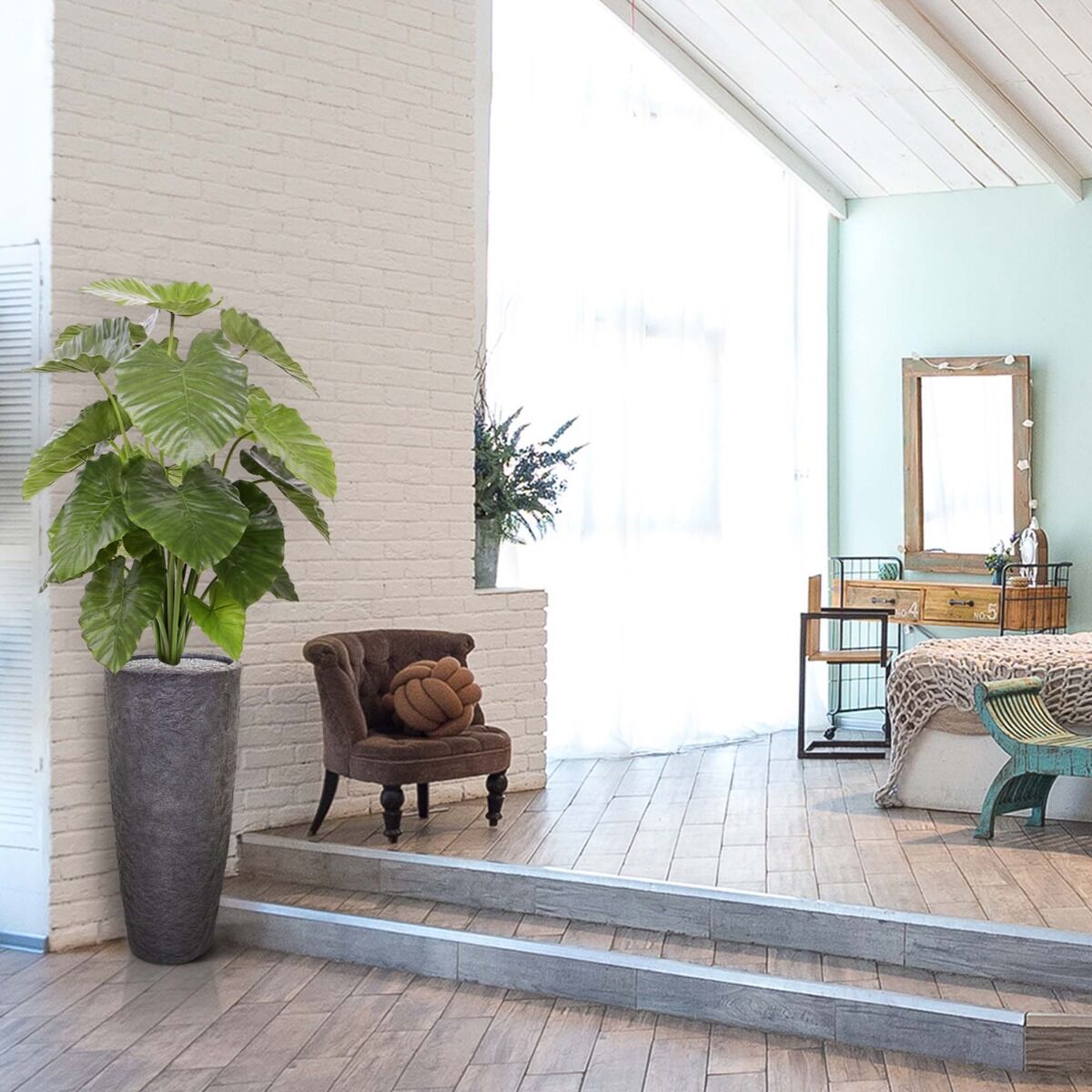 Alocasia Calidora kunstplant 115cm - 8720039970397