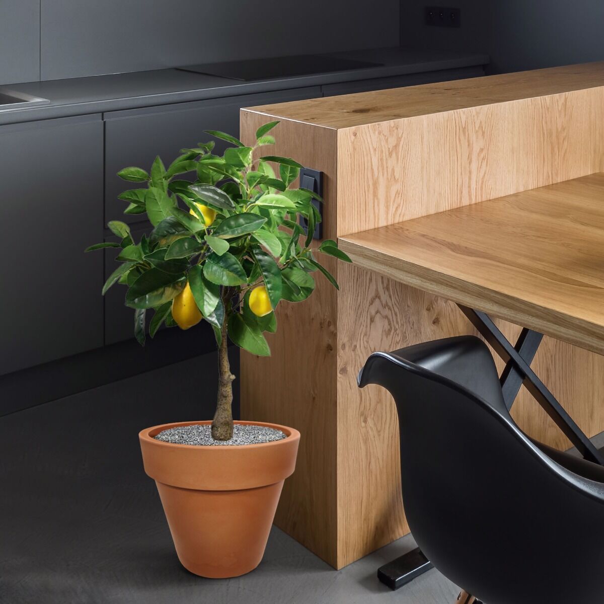 Citroen kunstplant 70cm - 8720039971196