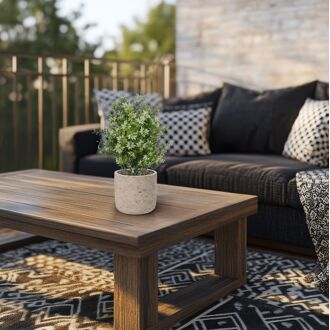Eucalyptus Kunstplant 30cm UV Wit-Groen - 8720039979833
