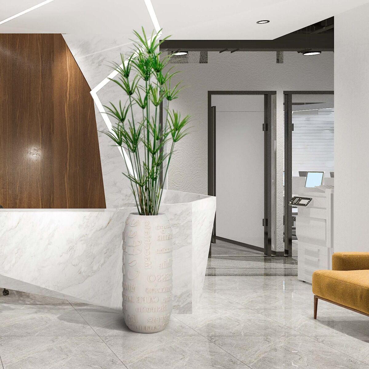 Papyrus deluxe kunstplant 175cm - 8718719441749