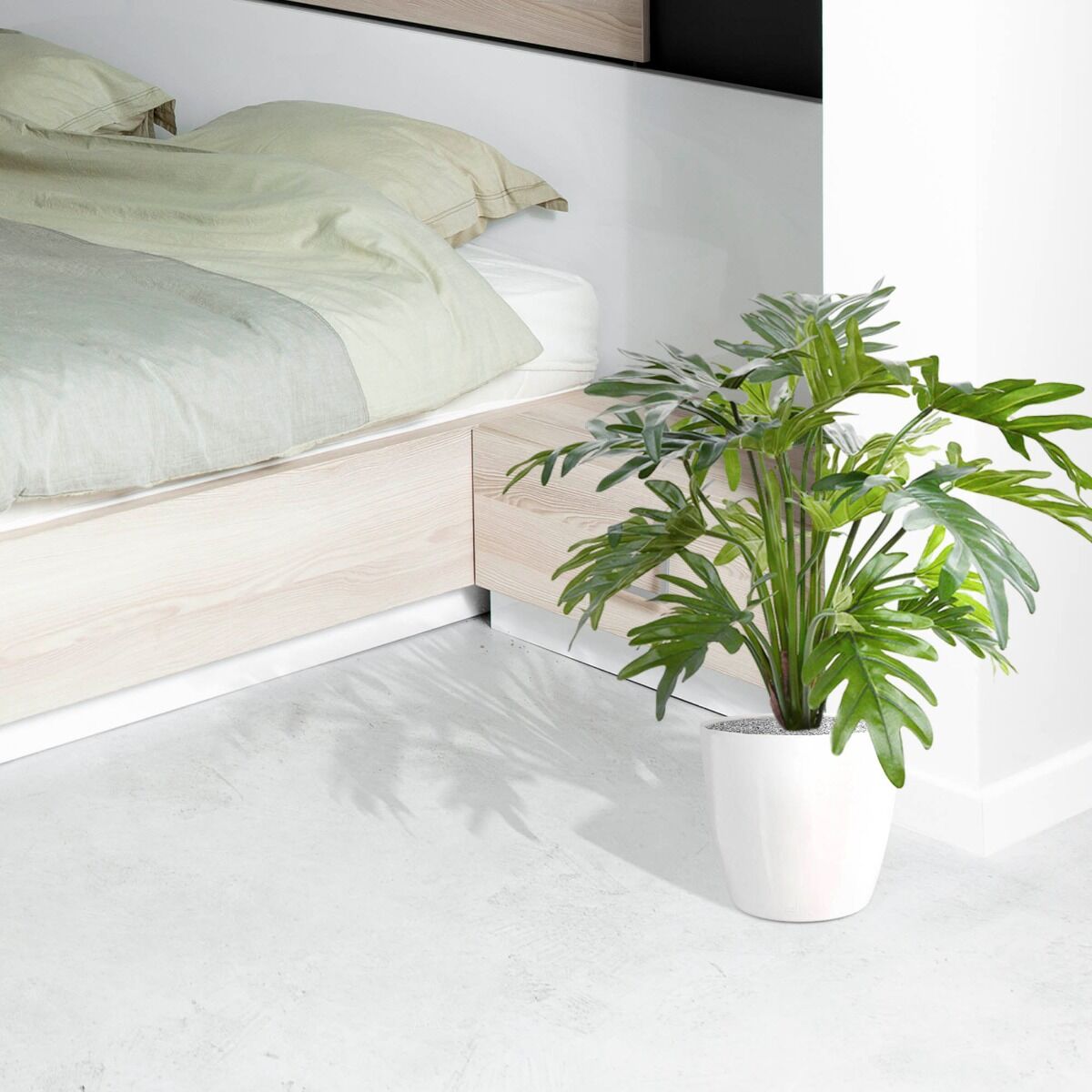 Philodendron Xanadu kunstplant 50cm - 8718719442548