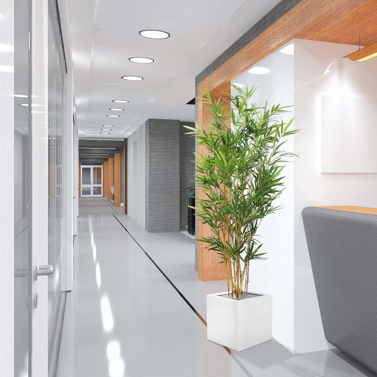 Royal Bamboe kunstboom 165cm - groen - 8718719443767