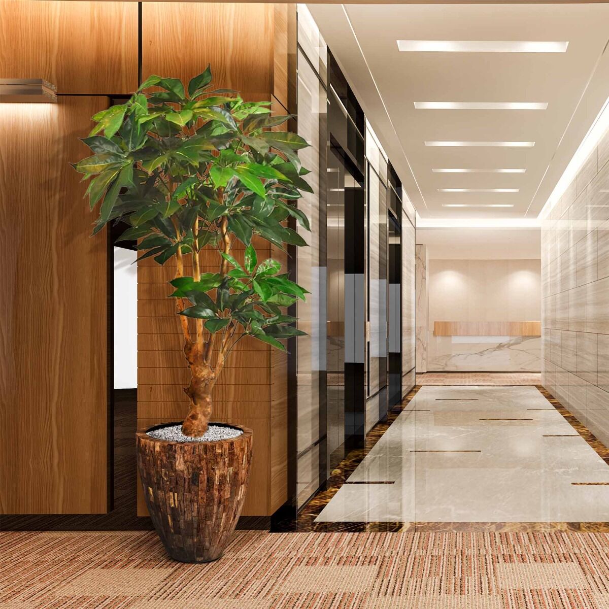 Scheflera Amate deluxe kunstboom 165cm - 8720039971776