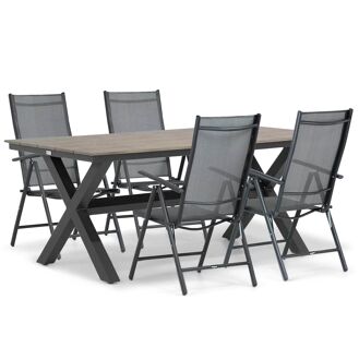Domani Carino/Forest 180 cm dining tuinset 5-delig - 7434230894857