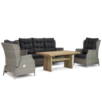 Garden Collections Chicago/Brighton 140 cm dining loungeset 4-delig - 7434232383311