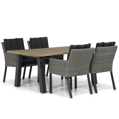 Garden Collections Oxbow/Glasgow 180 cm dining tuinset 5-delig - 7423625043079