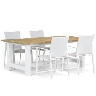 Lifestyle Rome/Los Angeles 200 cm dining tuinset 5-delig - 7423614512593