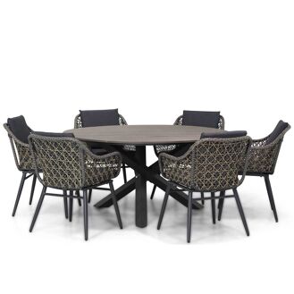 Lifestyle Dolphin/Ancona 150 cm rond dining tuinset 7-delig - 7423602845818