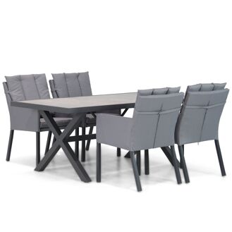 Lifestyle Parma/Crossley 185 cm dining tuinset 5-delig - 7434243119145
