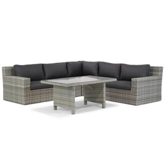 Garden Collections Amico/Napoli 145 cm dining loungeset 4-delig - 7423602290274