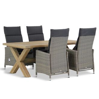 Garden Collections Madera/Oregon 200 cm dining tuinset 5-delig - 7435147496455