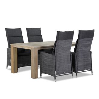 Garden Collections Madera/Brighton 165 cm dining tuinset 5-delig - 7435147394362