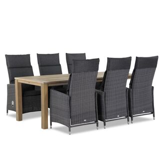 Garden Collections Madera/Bristol 220 cm dining tuinset 7-delig - 7435147394386