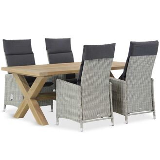 Garden Collections Madera/Oregon 200 cm dining tuinset 5-delig - 7435147496448
