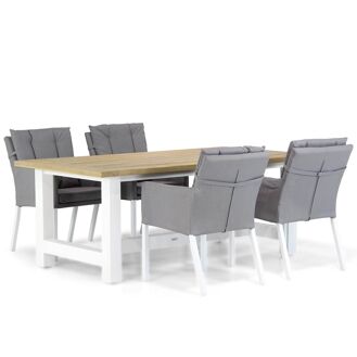Lifestyle Parma/Los Angeles 200 cm dining tuinset 5-delig - 7434225711763